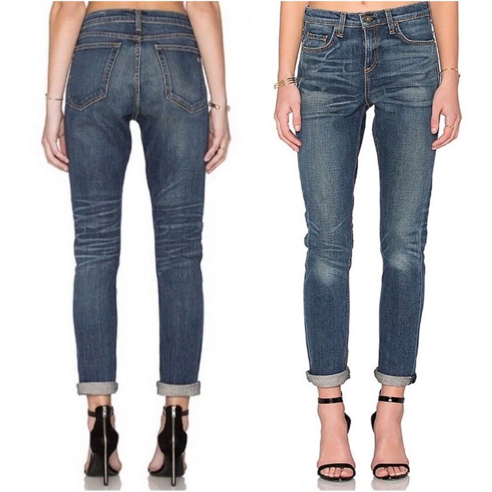 Rag & Bone Jeans 10 Inch Dre Slim Ankle size 25 Exeter Wash Denim